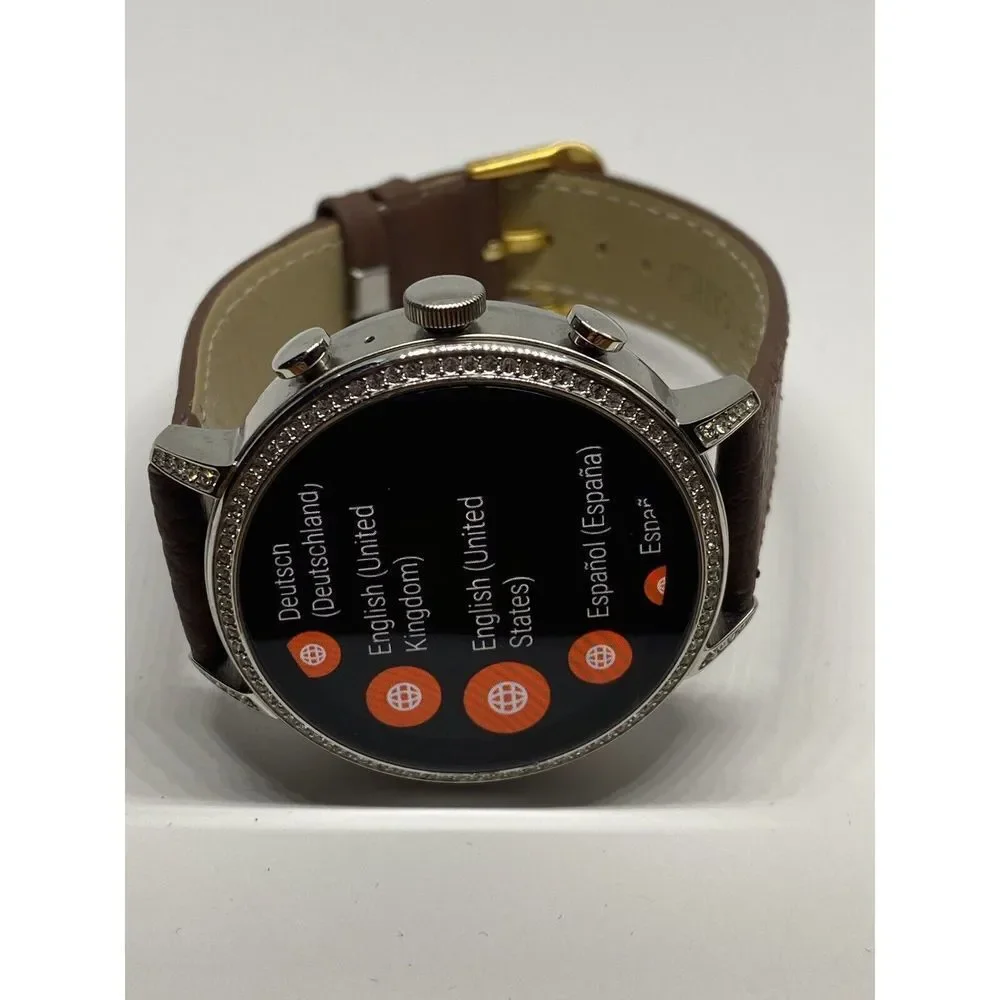 Fossil Gen 4 Authentic Digital Dial Smart Watch Custom Band FTW6013 AB362